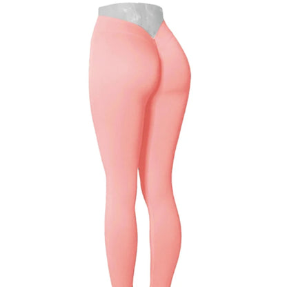 Nylon V Back Booty Yoga Pants for Women