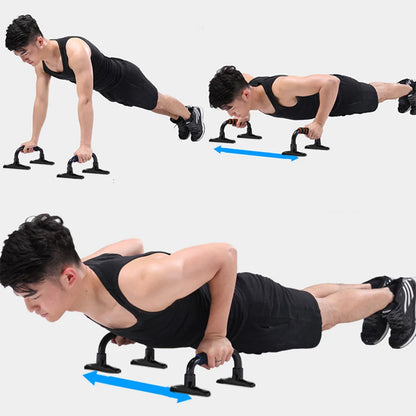 Home Fitness Set: Abdominal Wheel Roller, Push-Up Bar, and Jump Rope