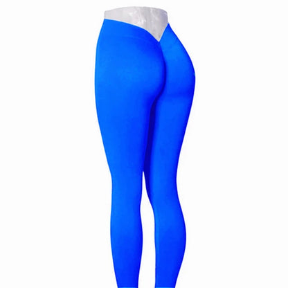 Nylon V Back Booty Yoga Pants for Women