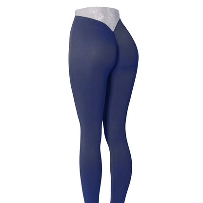 Nylon V Back Booty Yoga Pants for Women