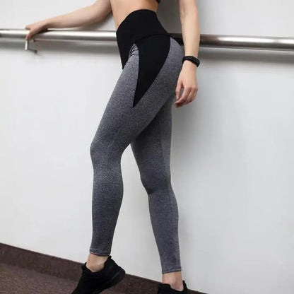 Star Fit Patchwork Workout Leggings